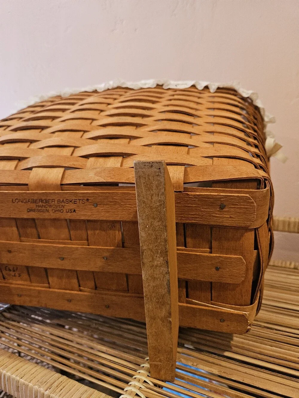 Longaberger Vintage Handled Basket